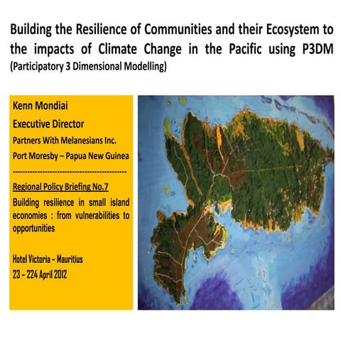 Participatory 3-Dimensional Mapping (P3DM) for Disaster Risk Reduction ...