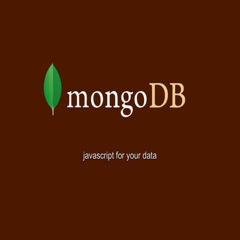 Introduction to mongodb