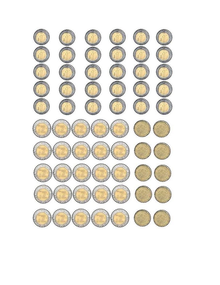 monedas y billetes didacticos para imprimir