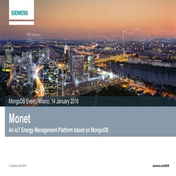 Monet, an IoT Energy Management Platform based on MongoDB