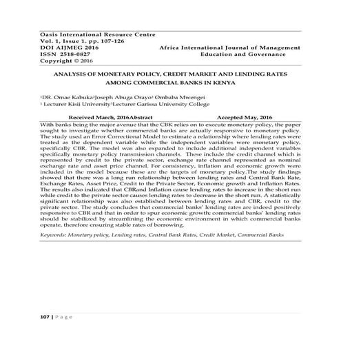 Monetary policy-and-lending-rate