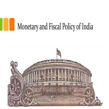 Monetaryandfiscalpolicyofindia 130623030459-phpapp02 (1) (1)