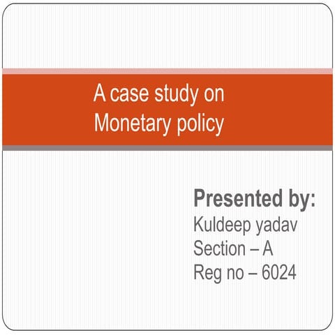 Monetary policy ppt