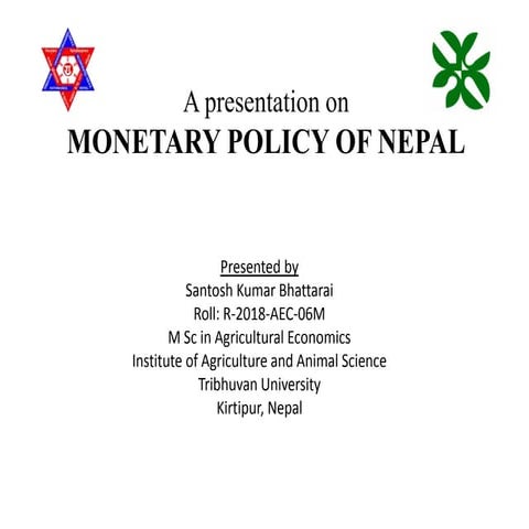 Monetary policy of Nepal 