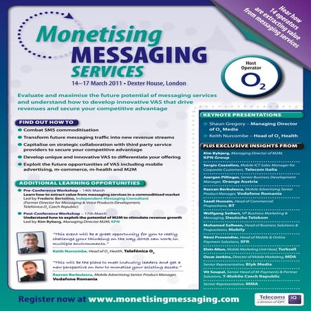 Monetising Messaging Services