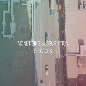 Sydney Subscribed 2016: Monetising Subscription Services