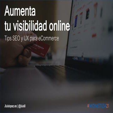 Aumenta tu visibilidad online:Tips SEO y UX para eCommerce