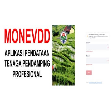 Monev Dana Desa Aplikasi Pendataan Pendamping Desa