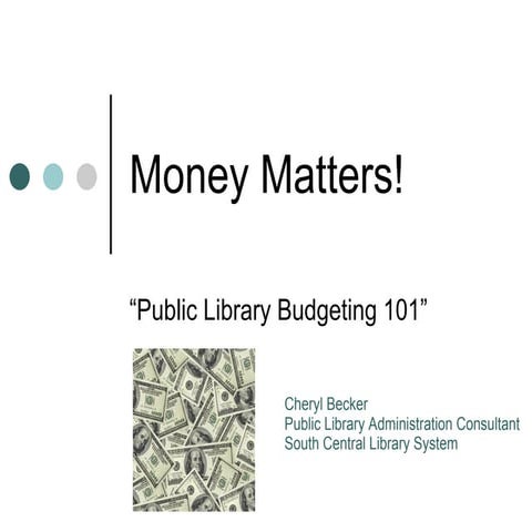 Money Matters! | PPT