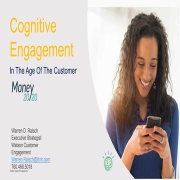 Money 20:20 ibm cognitive engagement   raisch 