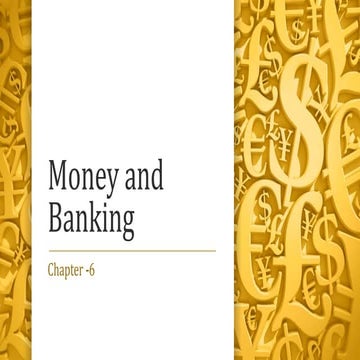 Money and banking