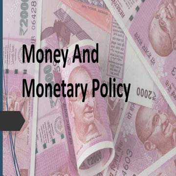 Money and Monetary Policy (Macroeconomics of Financial Markets)