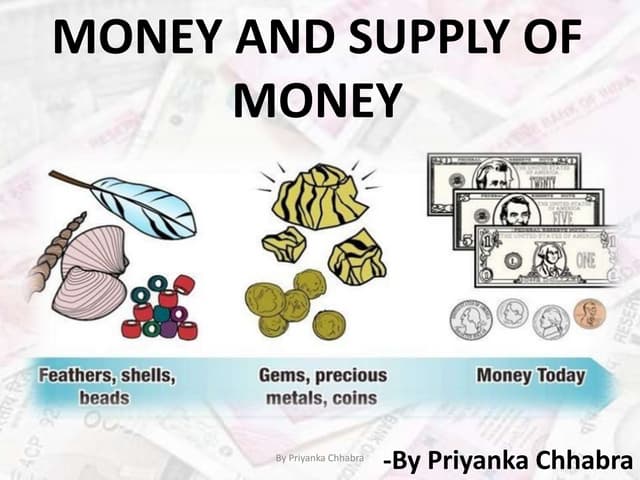 Money and supply of money