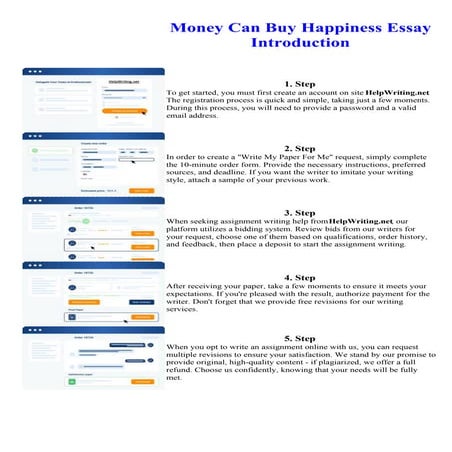 Money Can Buy Happiness Essay Introduction