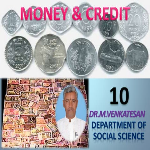 money and credit class 10 | PPTX