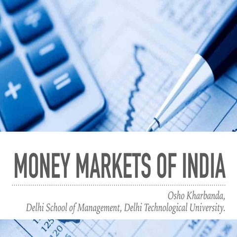 Money markets of India