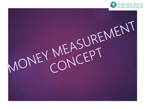 Power Point Presentation on Accounting Concepts and Principles | PPSX