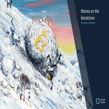 Money on the blockchain