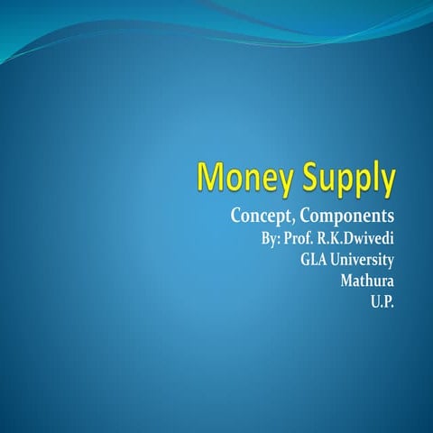 Money supply