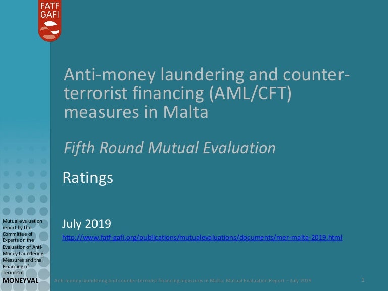 Moneyval Malta Mutual Evaluation Ratings
