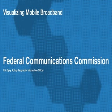 Visualizing Mobile Broadband with MongoDB