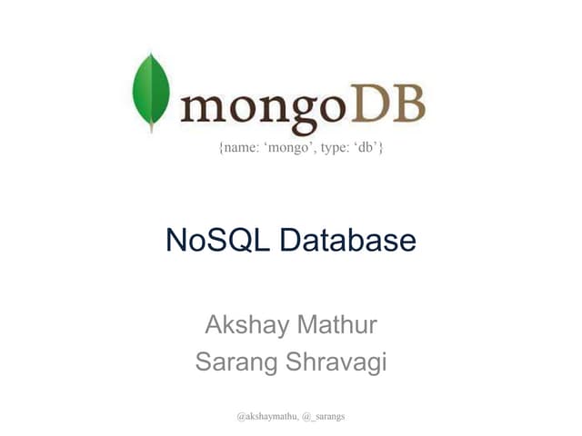 Mongo db