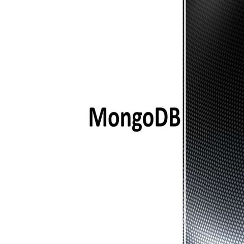 Mongo db