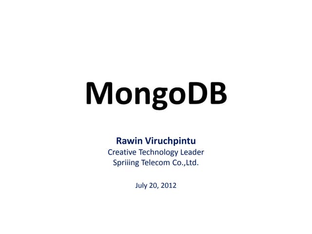 MongoDB