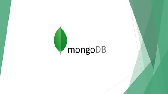 Introduction to MongoDB | PPT