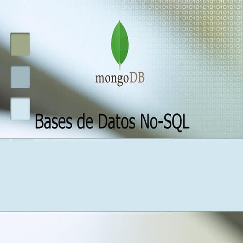 Introduccion aMongoDB y sus caracteristicas