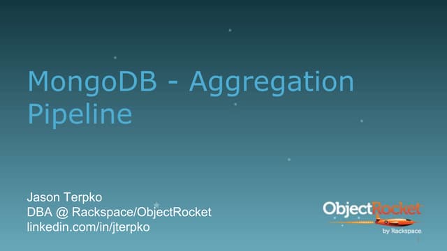 MongoDB - Aggregation Pipeline