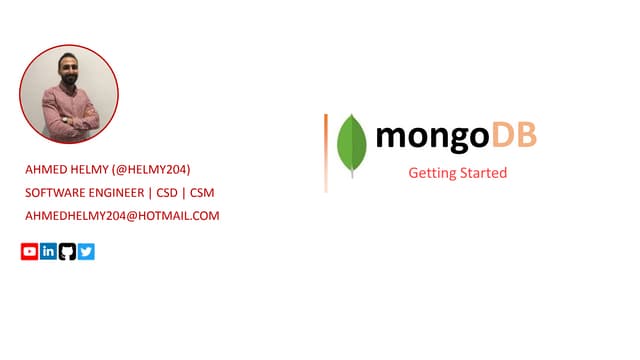 MongoDB  - Getting Started