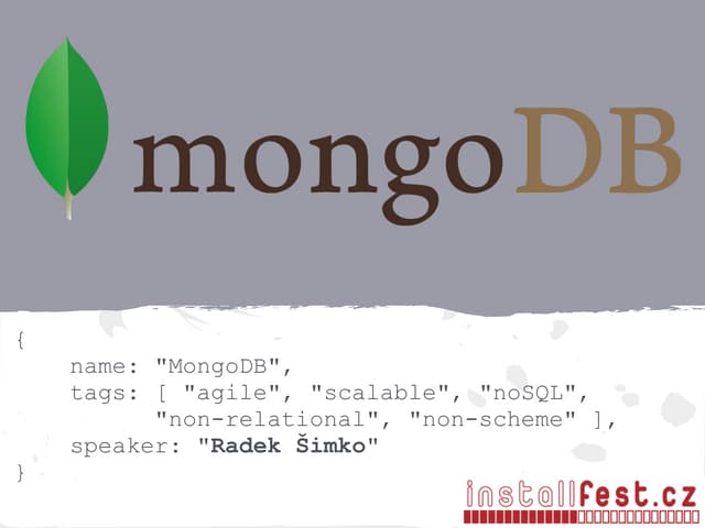 MongoDB - IF2012