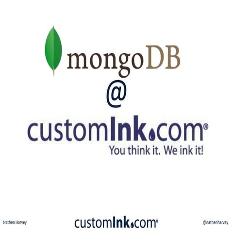 Mongo db at_customink