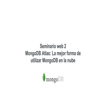 MongoDB Atlas: La mejor forma de utilizar  MongoDB en la nube 2