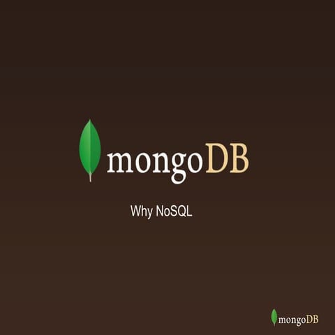 MongoDB at Carahsoft Big Data Forum