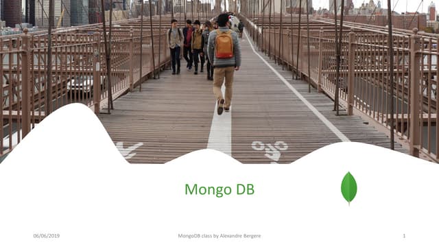 MongoDB classes 2019