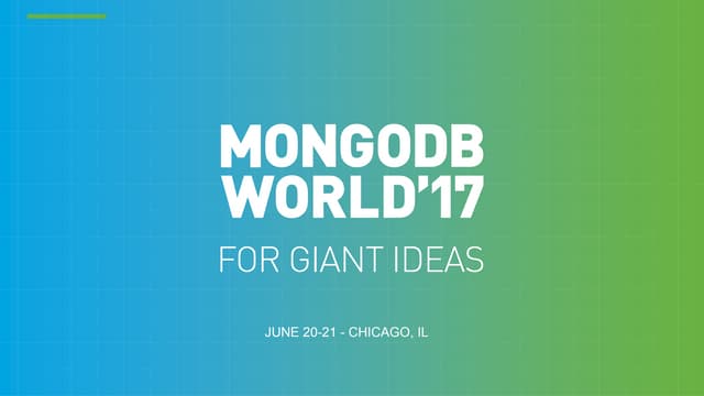 Webinar: MongoDB Compass - Data navigation made easy