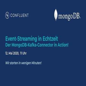 Event-Streaming in Echtzeit: Der MongoDB-Kafka-Connector in Action!