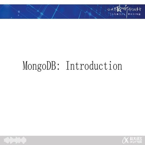 Mongo db introduction | PPT
