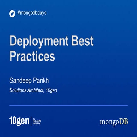 Deployment Best Practices