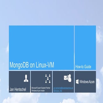 MongoDB on Linux VM in Windows Azure