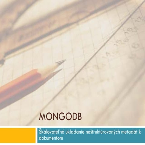 MongoDB: Repository for Web-scale metadata