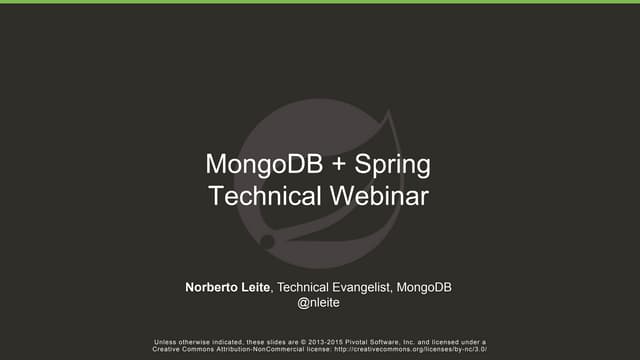Mongodb Spring