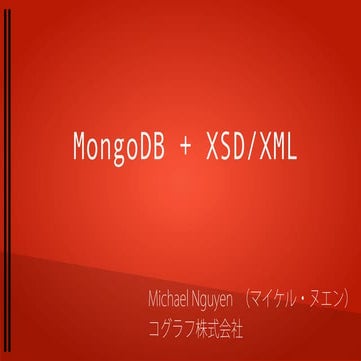 Mongo db + xsd:xml(20130219)