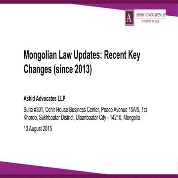 Incorporating llc in mongolia | PPTX