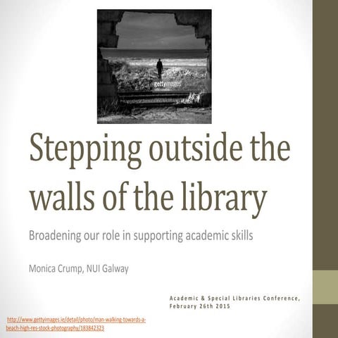 Monica Crump 'Stepping outside the walls of the library' #asl2015 