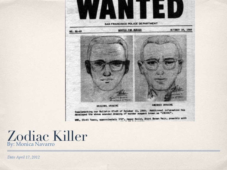 Monica zodiac killer ppt