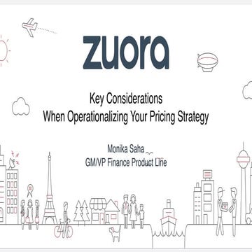 Monika Saha - Key Considerations When Operationalizing Your Pricing Strategy