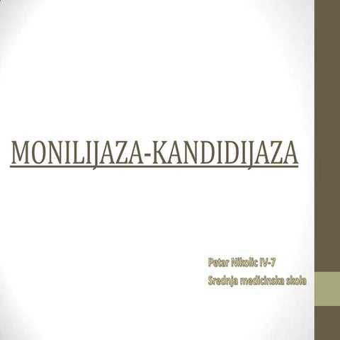 Monilijaza kandidijaza